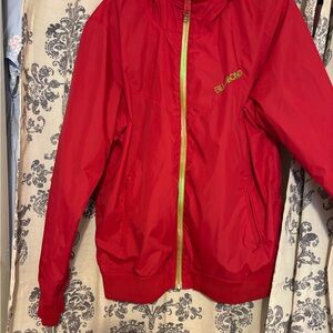 Billabong Red and Green Jacket